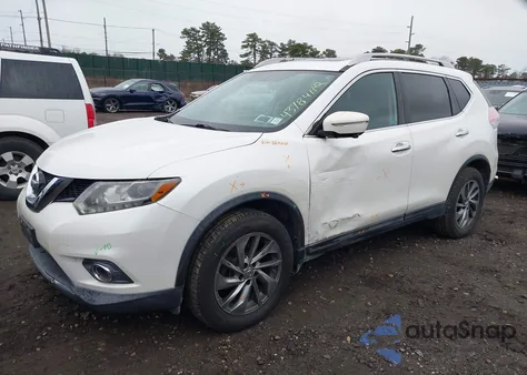2015 Nissan Rogue Sl from USA, damaged, VIN 5N1AT2MVXFC861167